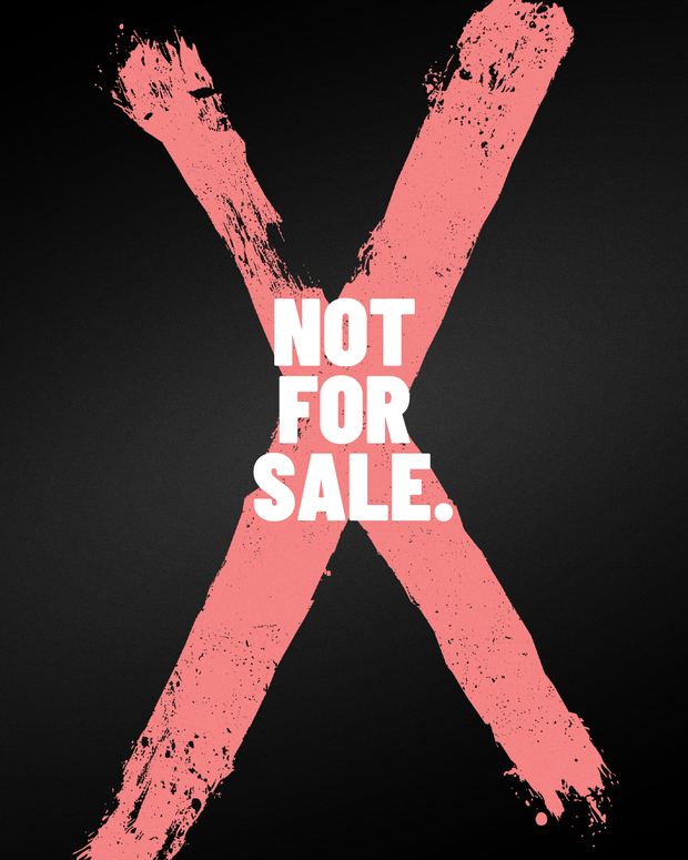 Film Art Wear — Feed-Post 2: Not-for-Sale-Motiv