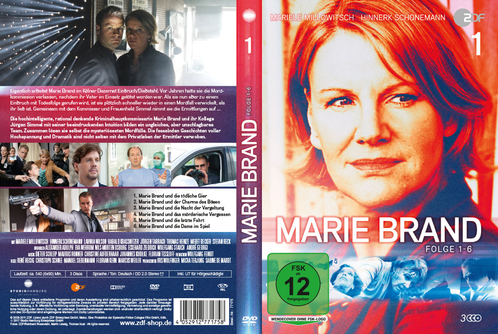 Marie Brand - Artwork - Home Video - Cover - Staffel 1